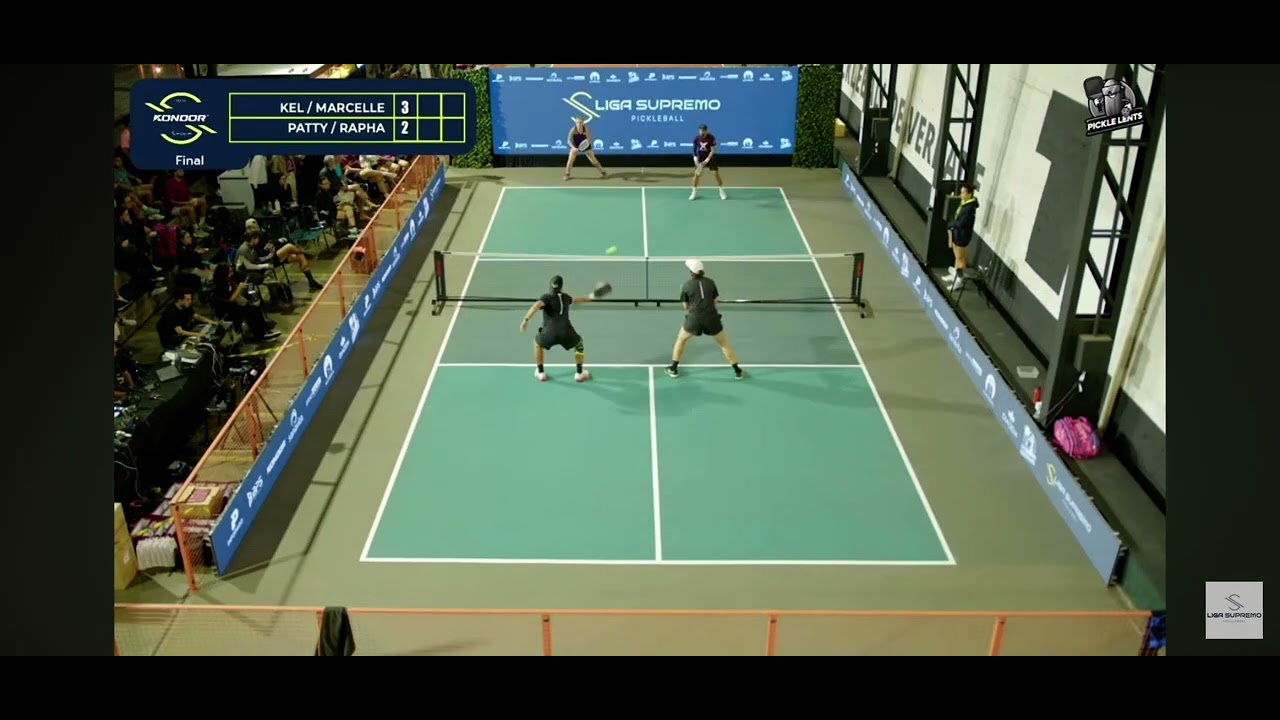 Mais um ponto incrível durante a Liga Supremo de Pickleball em BH