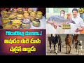 Andhra father gifts newlywed daughter 1K kg of fish, 50 types of sweets, 10 goats and other items