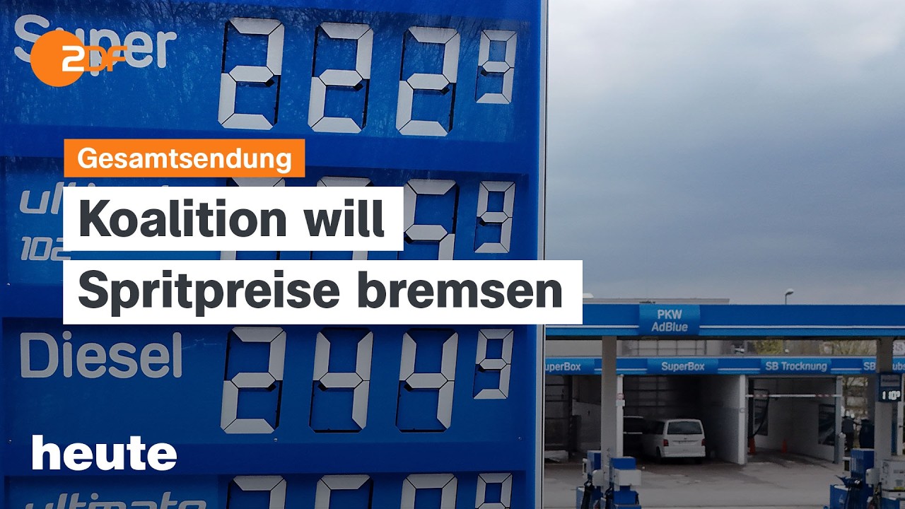 heute 19:00 Uhr vom 03.04.2026 Hohe Spritpreise, Iran-Krieg, KI gegen Gewalttaten in Straßenbahnen