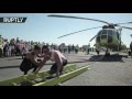 Wonderwoman! Watch Russian lady move HELICOPTER -Exclusive