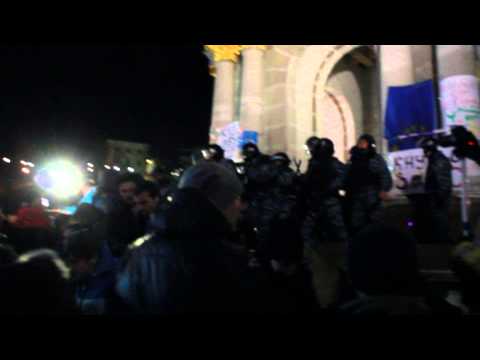2 Разгон #Євромайдан 30 ноября 2013 г.