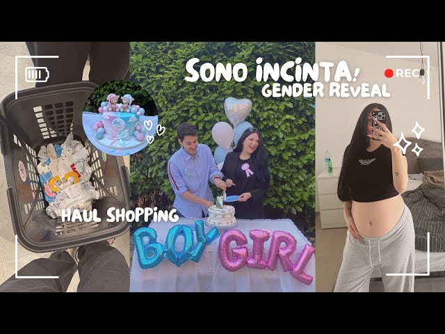 SONO INCINTA! 🥹 gender reveal & baby shopping 🛍️ weekly vlog