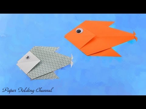 Origami Fish - YouTube