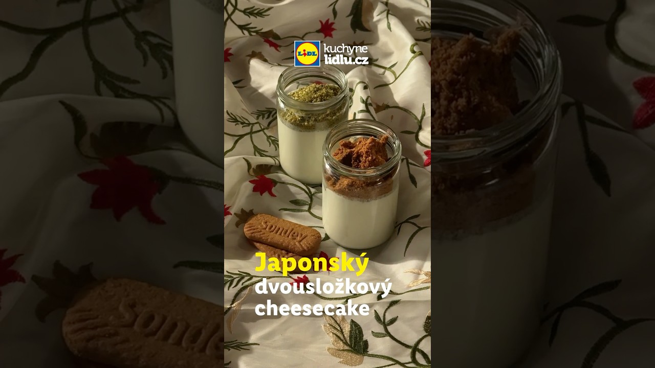 Japonský dvousložkový cheesecake - Lukáš Želechovský - Kuchyně Lidlu #Food #Recepty