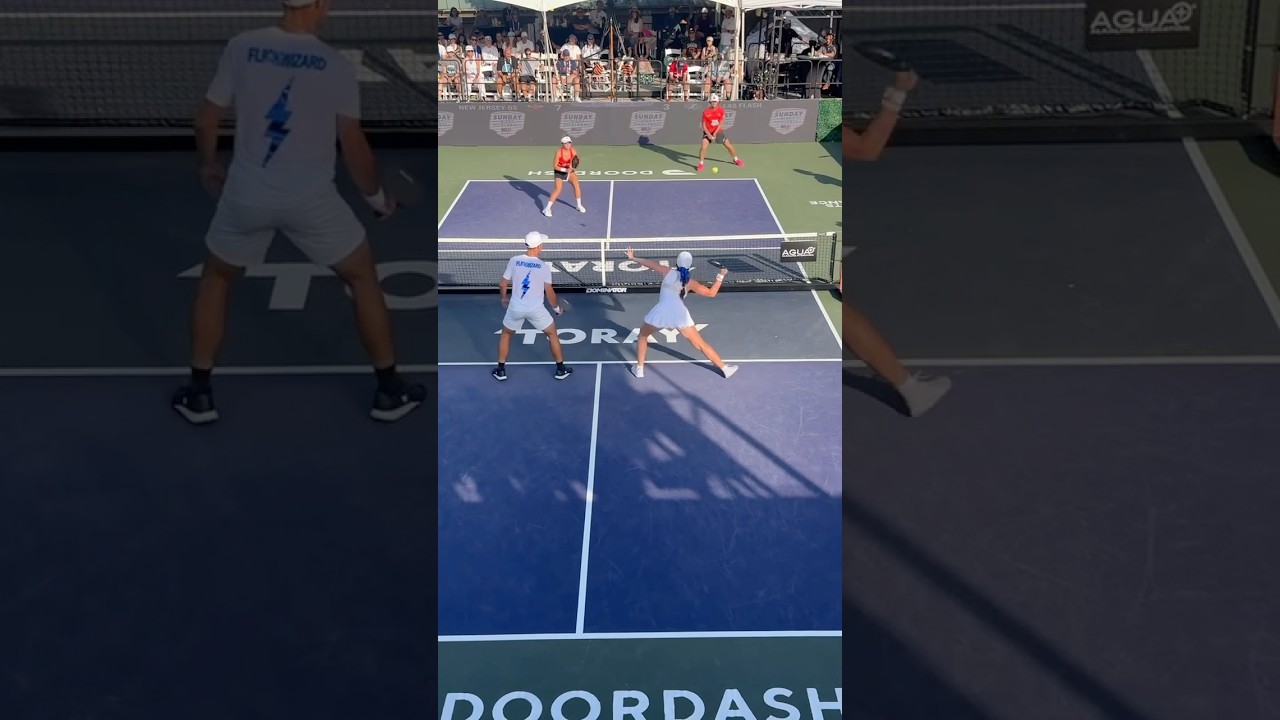 Now THIS is some high quality pickleball 👌 🎥: @MajorLeaguePickleball #shorts #pickleball