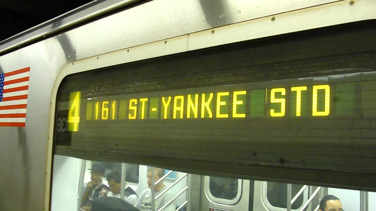 IRT Jerome Avenue Line: 161st Street-Yankee Stadium Bound R-142 4 Train ...