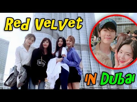 RED VELVET moments with SMTOWN family in Dubai's Burj Khalifa and The Dubai Fountain | 레드벨벳