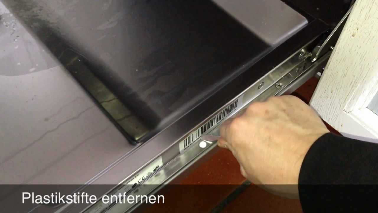 Einbauanleitung Beko Geschirrspüler DSN 6634 Green Line Möbelfront YouTube