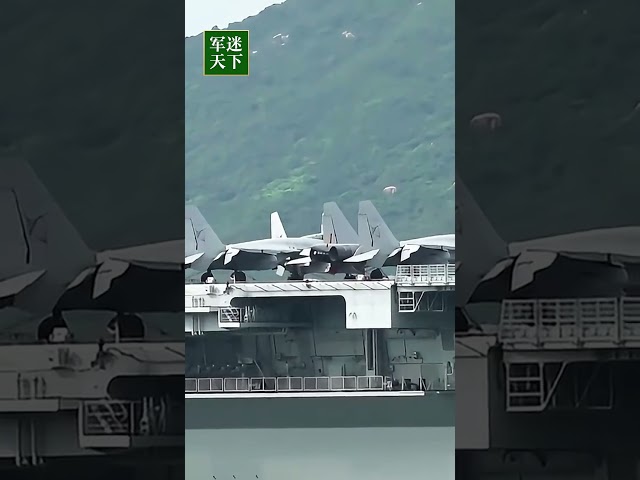 真的很大！55秒纯享视频看山东舰从你眼前驶过！| 军迷天下
