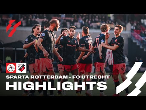 Sparta Rotterdam - FC Utrecht | HIGHLIGHTS