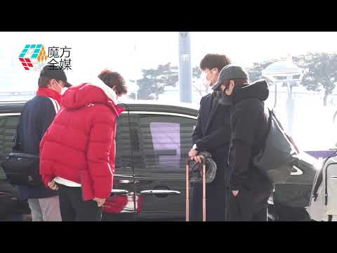 2019-01-16 EXO八子赴智利參加SMTOWN 人氣超高機場遭圍堵