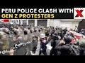 LIVE | Peru Police Clash With Gen Z Protesters in Lima, Tear Gas Used Against Crowds | NewsX
