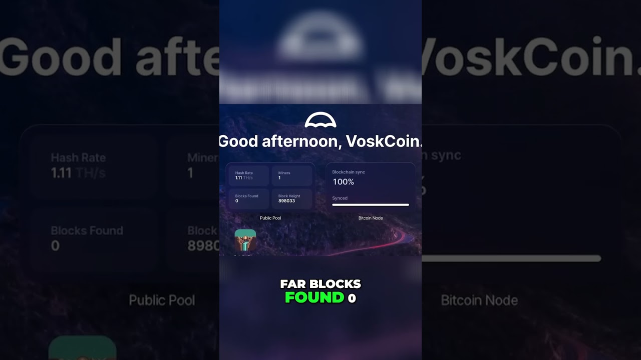 Solo Mine Bitcoin? Awesome Mining Rig + Hopes to Find Blocks! shorts