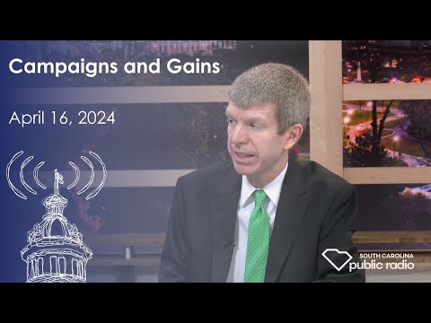 screenshot of youtube video titled Campaigns and Gains | South Carolina Lede