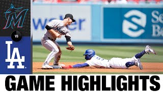 Marlins vs. Dodgers Highlights (8/21/22) | MLB Highlights