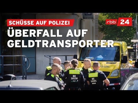Verfolgungsjagd in Berlin: Schüsse auf Polizei nach Geldtransporter-Überfall