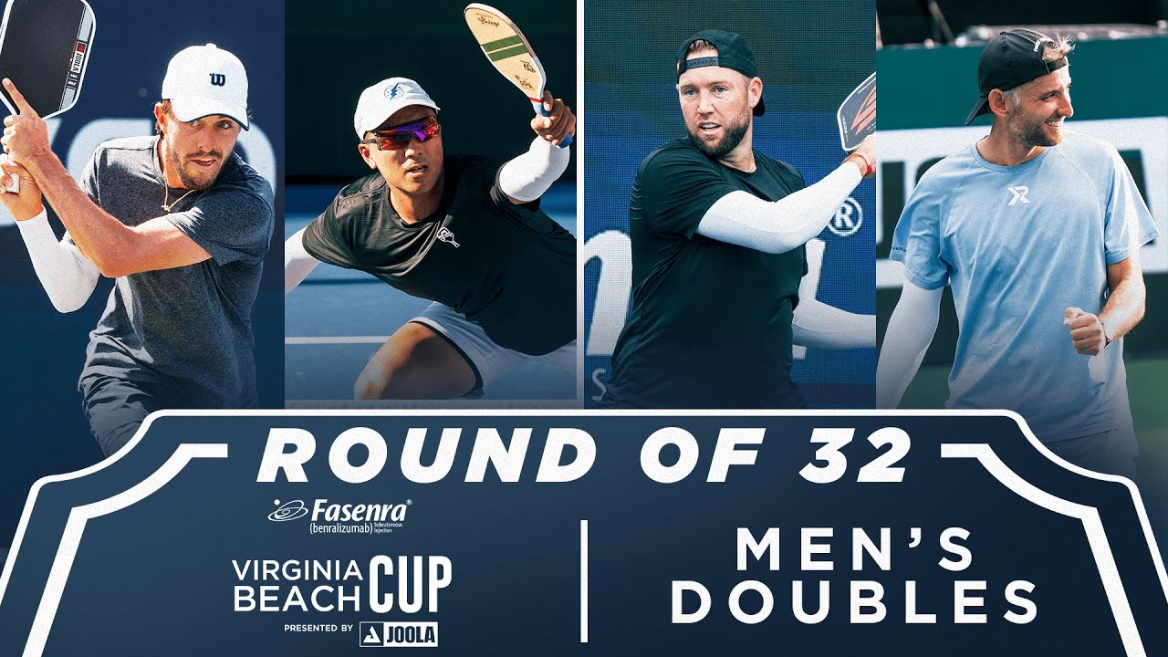 H.Johnson/Ge v Sock/Roddy at the Fasenra Virginia Beach Cup presented by Joola