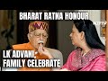 LK Advanis Daughter Feeds Him Sweets After Bharat Ratna Honour Announcement