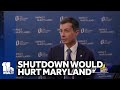 Buttigieg on Marylands impact from shutdown