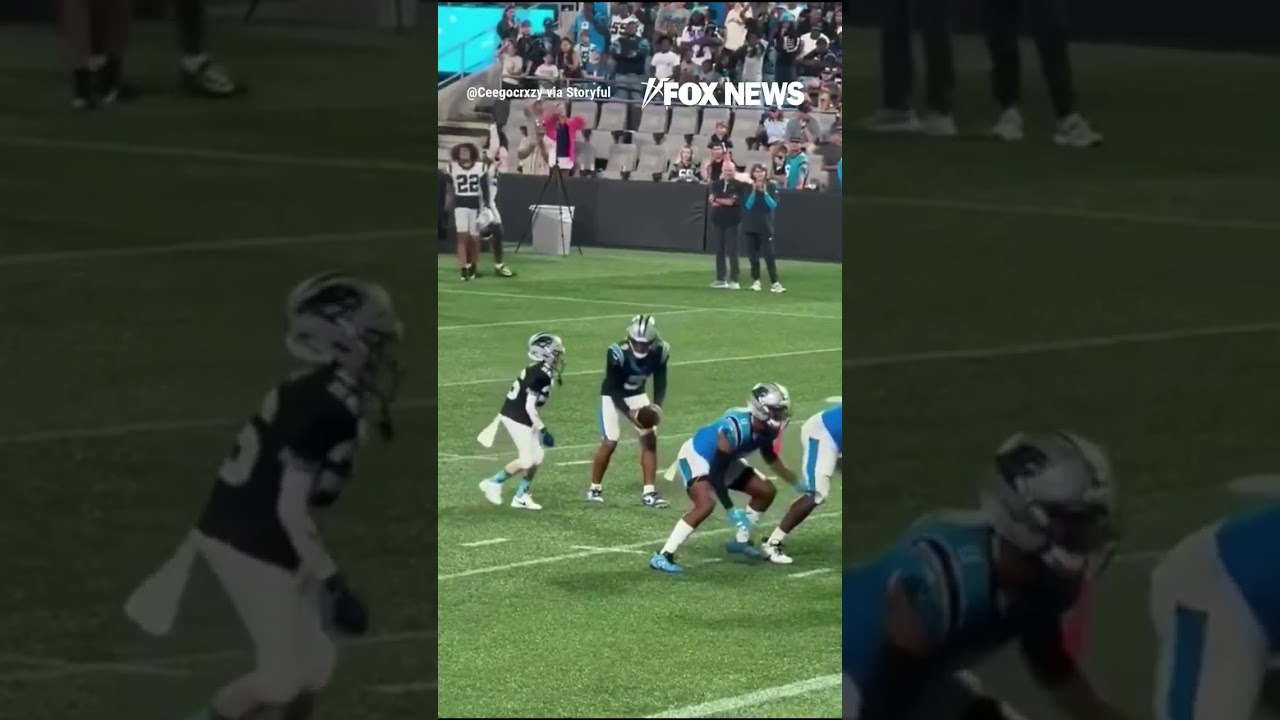 PLAY OF THE DAY: The Carolina Panthers make 12-year-old's NFL dreams come true #shorts #nfl #us #fox