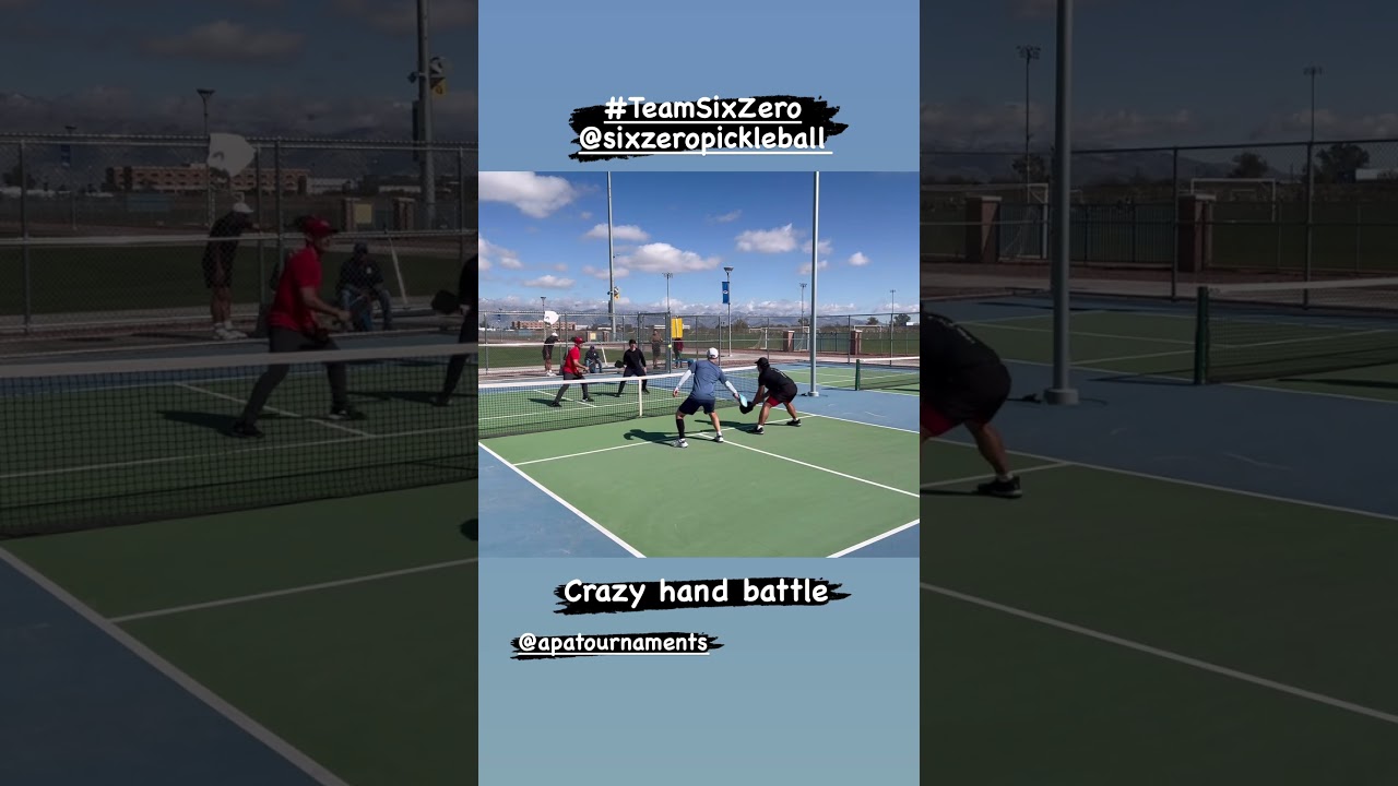 Crazy hand battle #pickleball