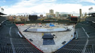 Winter Classic rink build