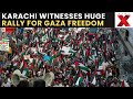 Karachi Gaza Protest LIVE: Thousands of Karachi Students Rally for Gaza | Solidarity March | NewsX