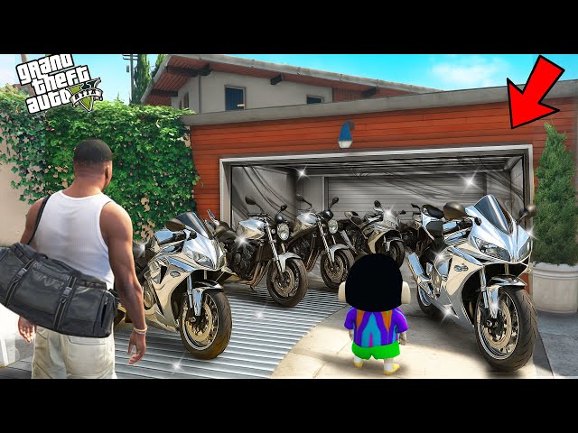 Franklin's Journey To Diamond Superbikes With Shinchan In GTA 5!