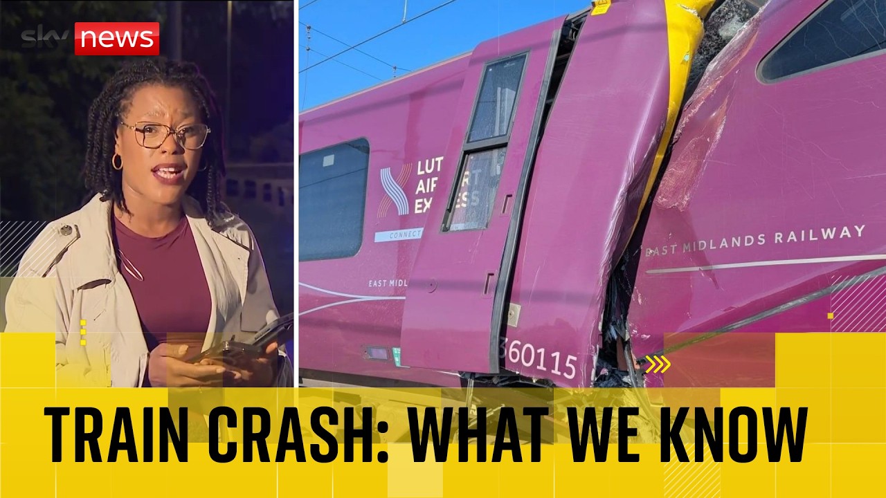 One person has died and several injured after two trains collided south of Bedford