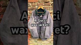 Restoration of a #vintage Gucci wax jacket from the 80s.  #diy #gucci #waxjacket #howtowaxawaxjacket
