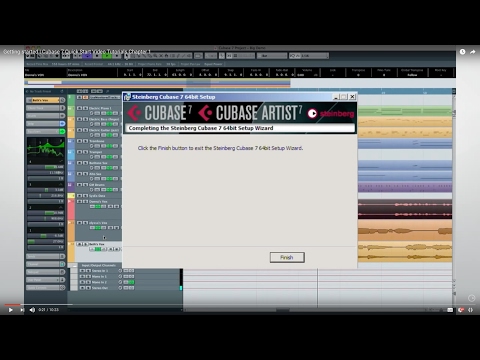 Cubase 7 Quick Start Video Tutorials - Chapter 1 - Getting started