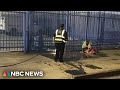 Video shows homeless person in Los Angeles seemingly sprayed with water