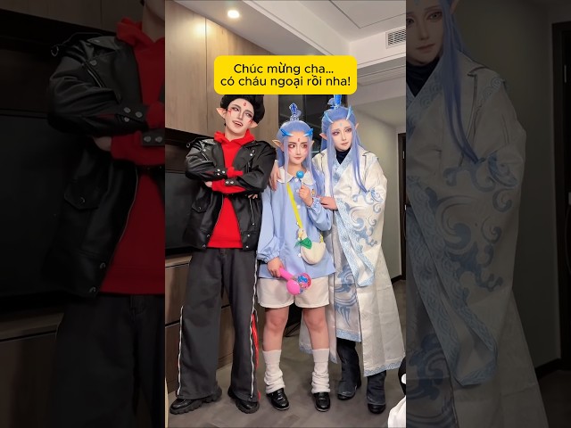 Na Tra mang cháu ngoại về cho Long Vương #cosplay #natra #nezha #natra2 #nezha2 #anime #animecosplay