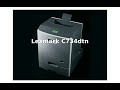 Lexmark C734dtn Details