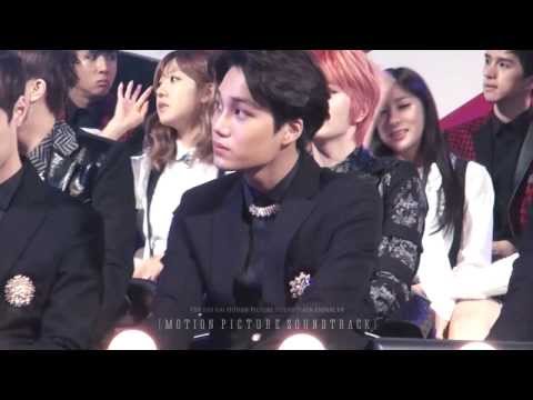 131229 SBS 가요대전 대기석 종인아ㅏㅏ하고 불렀다