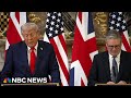 Trump reveals one of few disagreements with UK during state visit