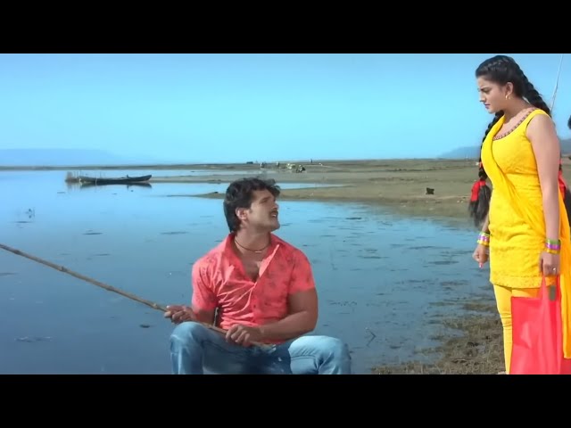 अक्षरा सिंह को खुश करने के लिए खेसारी लाल यादव मछली मारने लगे  🤣🤣  Best Comedy Video 2025