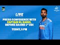 LIVE: Captain KL Rahuls Pre-Series Press Conference| Team Indias Net Session before SAvIND 1st ODI