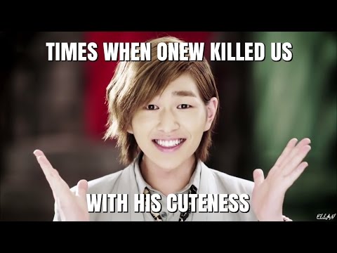 Times when Onew killed us with his cuteness