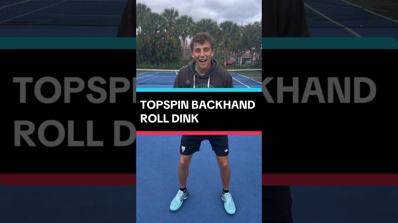 How to hit a backhand dink like Ben Johns! #pickleball #pickleballtips #shorts