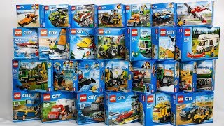 50 SETS COMPILATION/COLLECTION OF LEGO CITY GREAT VEHICLES