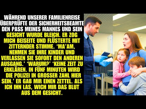 Sicherheitsbeamter entdeckt Schock bei Passkontrolle, Mutter flieht mit Kindern