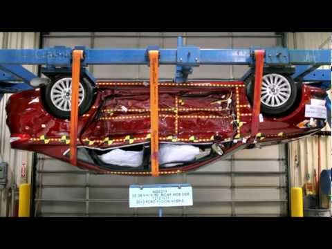 Видео краш-теста Ford Mondeo хэтчбек с 2010 года