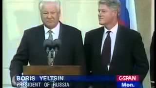 Б.Н. Ельцин и Б. Клинтон. Нью-Йорк