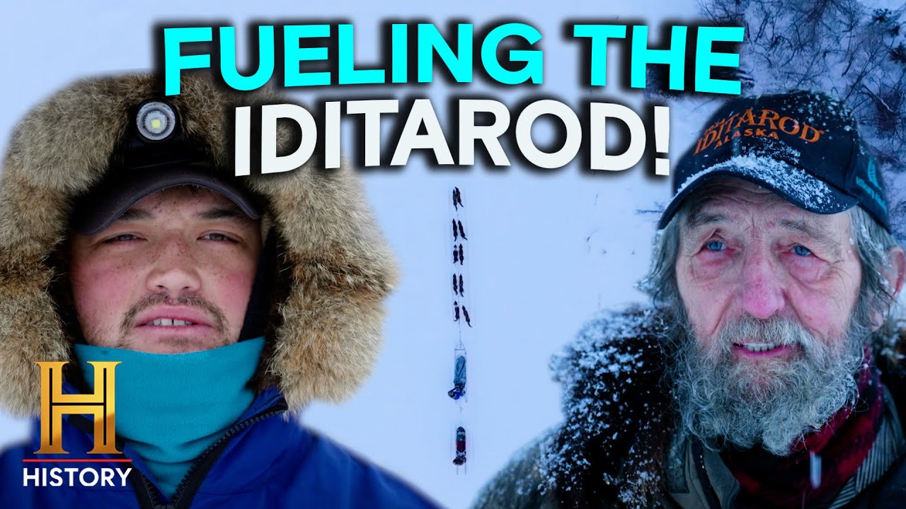 Smashing Ice to Feed the Iditarod Team | Mountain Men (S14)