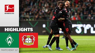 SV Werder Bremen — Bayer 04 Leverkusen 0-3 | MD12 – Bundesliga 23/24