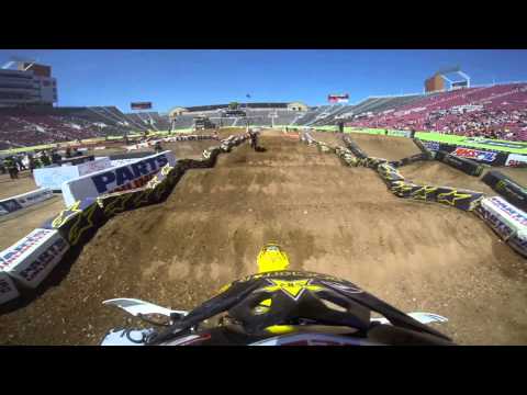 GoPro HD: Davi Millsaps Practice 2013 Monster Energy Supercross from Salt Lake 