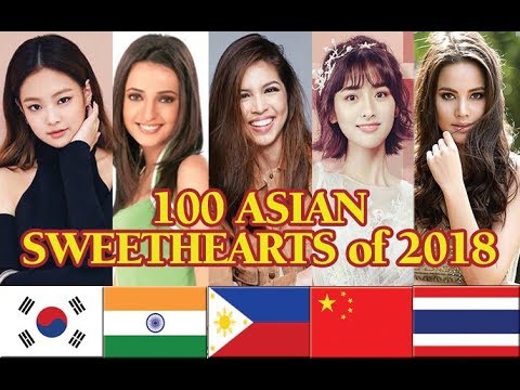 100 ASIAN SWEETHEARTS of 2018