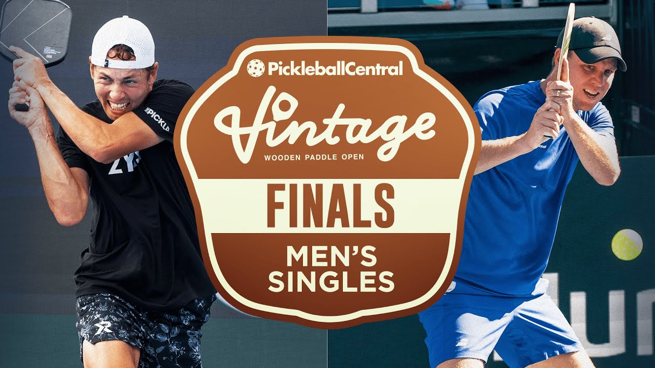 Connor Garnett V Christopher Haworth at the Pickleball Central Sacramento Vintage Open