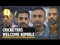 Indian Cricketers Welcome Coach Kumble
